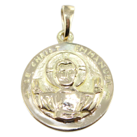 Médaille Or Jaune Saint Christ Emmanuel 