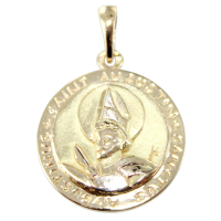 Médaille Or Jaune Saint Augustin