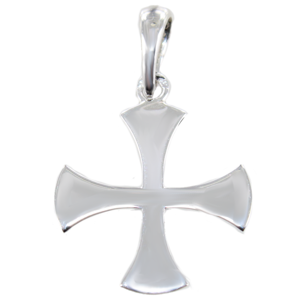 Croix Palme épurée Argent 