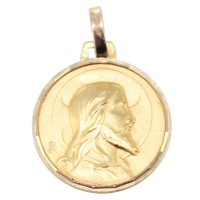 Médaille Christ Arthus Bertrand Or 18 K Jaune 