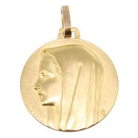 Médaille Or 18 K Jaune Sainte Vierge Arthus Bertrand