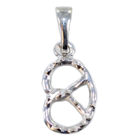 Pendentif Argent Bretzel - Taille 1 