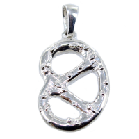 Pendentif Argent Bretzel - Taille 2 