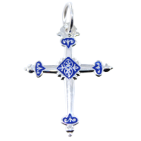 Croix Jeannette Alsacienne Argent 