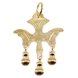 Pendentif Or 18 K Saint Esprit gravé - Modèle 4 