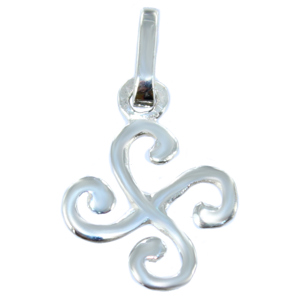 Croix Basque Fine - Taille 1 Argent 