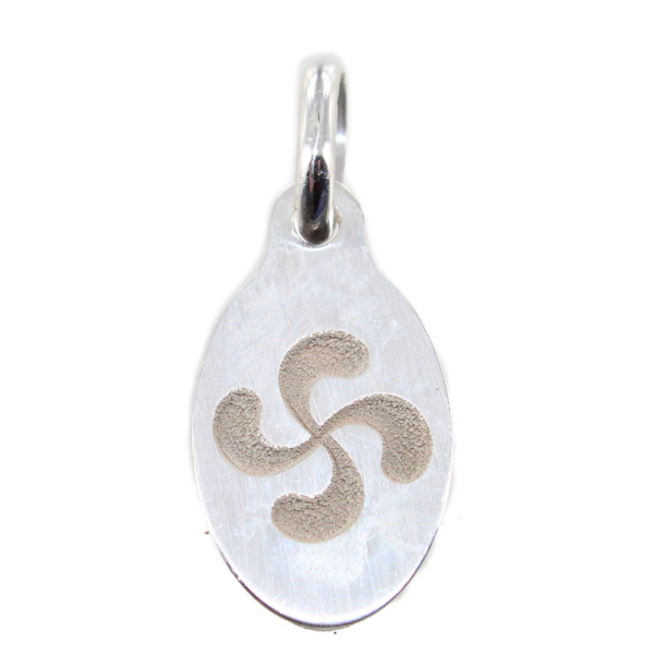 Médaille Argent Croix Basque 