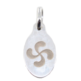 Médaille Argent Croix Basque 