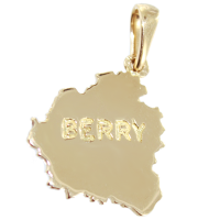 Pendentif Or Jaune Carte Berry 