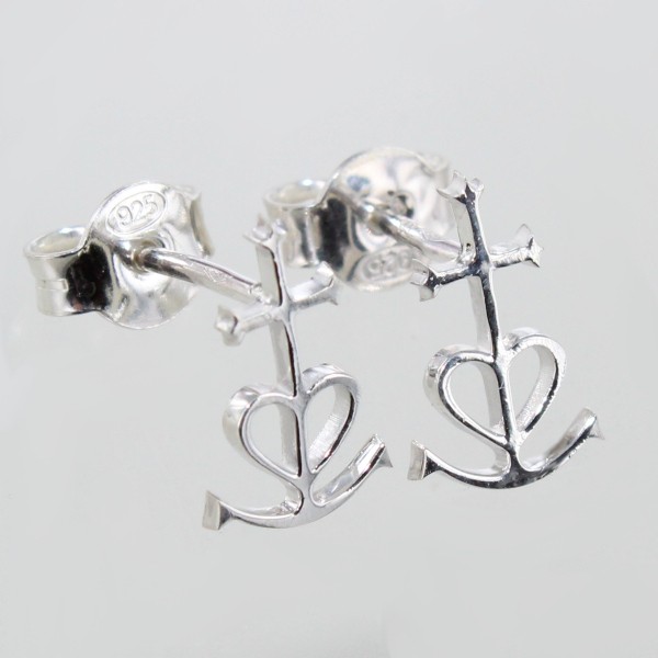 Boucles d\'oreilles&nbsp;Croix de Camargue - Image&nbsp;2 