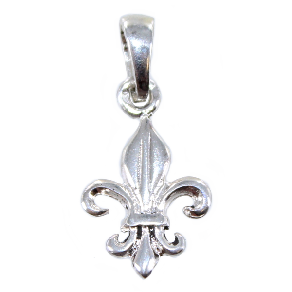 Pendentif Argent Fleur de Lys - Taille 2 