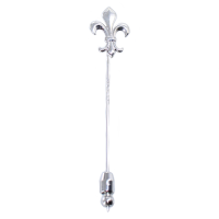 Epingle de cravate Argent Fleur de Lys 