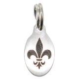 Médaille Argent Fleur de lys 
