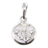 Pendentif Argent Chardon 