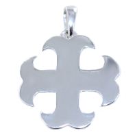 Croix Cathare - Taille 2 Argent 