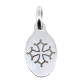 Médaille Argent Croix occitane 