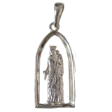 Pendentif Argent Vierge à l'enfant - Modèle exclusif 