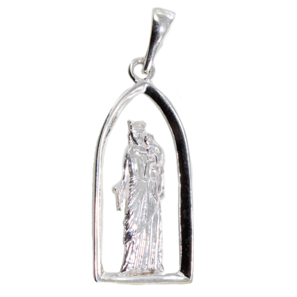 Pendentif&nbsp;Vierge à l\'enfant - Notre Dame de Paris Taille 1 avec cadre - Image&nbsp;2 