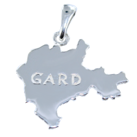 Pendentif Carte Gard gravée - Image 2 