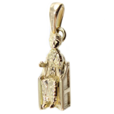 Pendentif Or Jaune Sainte Foy - Figurine 