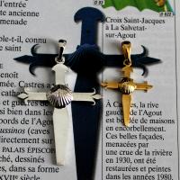 Croix de Saint Jacques de Compostelle - Taille 2 - Image 2 