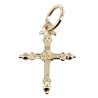 Croix Jeannette traditionnelle - Taille 1 Or Jaune 