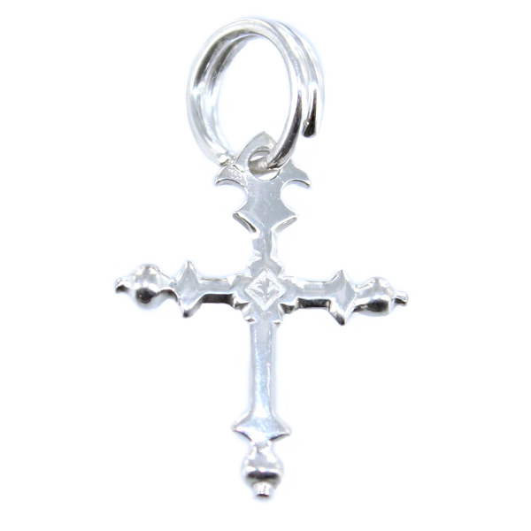 Croix jeannette fine - Taille 1 Argent 