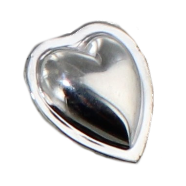 Coulant Argent Coeur de Savoie bordé - Taille 1 
