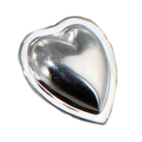 Coulant Argent Coeur de Savoie bordé - Taille 1 