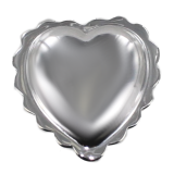 Coulant Argent Coeur de Savoie ondulé 