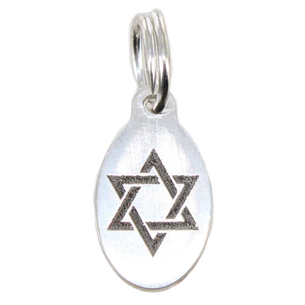 Médaille Argent Etoile de David 