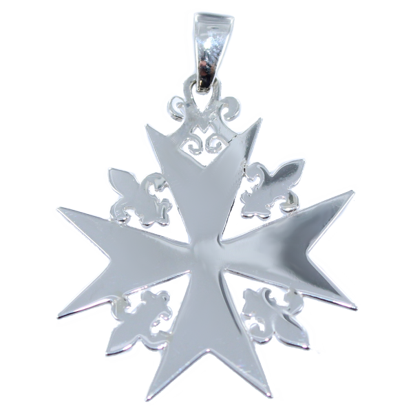 Croix de Malte Fleur de Lys - Taille 3 - Image&nbsp;2 