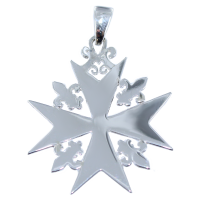 Croix de Malte Fleur de Lys - Taille 3 - Image&nbsp;2 