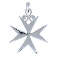 Croix de Malte - Taille 3 Argent 