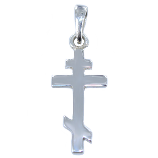 Croix orthodoxe - Taille 1 Argent 