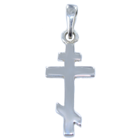 Croix orthodoxe - Taille 1 Argent 