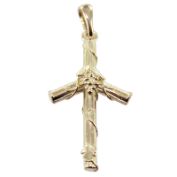 Croix géorgienne - Croix de la Grappe Sainte Nina - Taille 2 Or Jaune