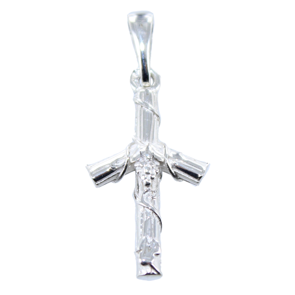 Croix géorgienne - Croix de la Grappe Sainte Nina - Taille 1 Argent 