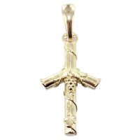 Croix géorgienne - Croix de la Grappe Sainte Nina - Taille 1 Or Jaune 