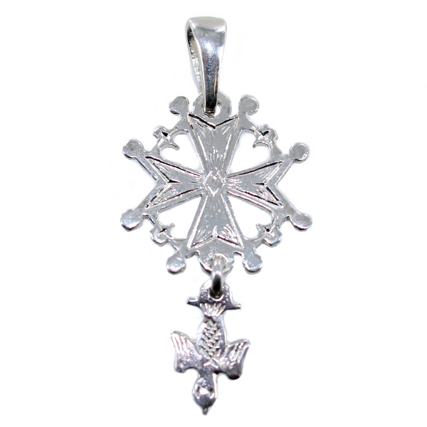 Croix huguenote - Taille 2 Argent 