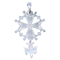 Croix huguenote - Taille 3&nbsp;Argent 