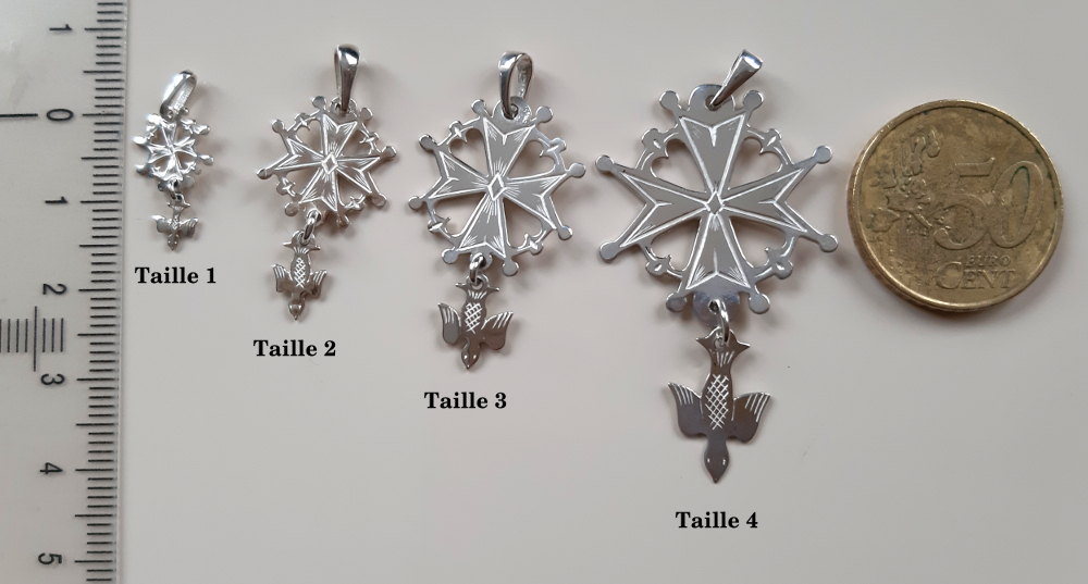 Croix Huguenote - Taille 1 - Image 2 