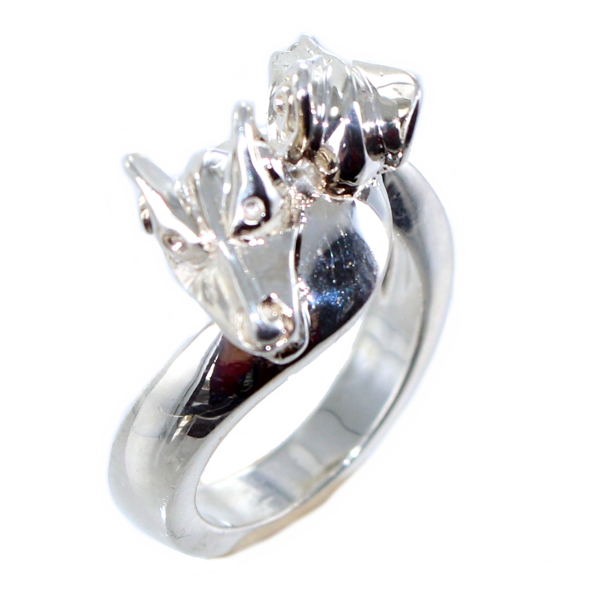 Bague Têtes de loups - Image 2 