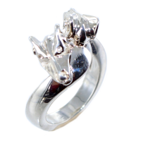 Bague Têtes de loups - Image 2 