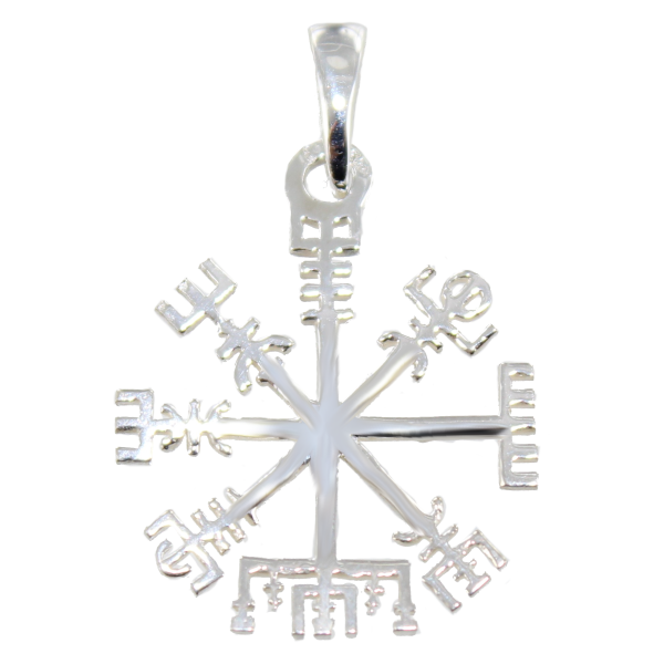 Pendentif Argent Vegvisir - Taille 2 