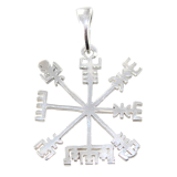 Pendentif Argent Vegvisir - Taille 3 