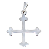 Croix de Saint Maurice fine Argent 