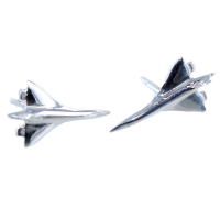 Boucles d'oreilles Argent Avion Concorde