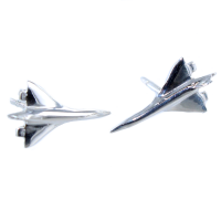 Boucles d'oreilles Argent Avion Concorde 