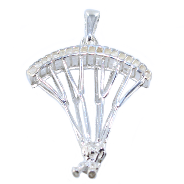 Pendentif Argent Parapente - Taille 3 